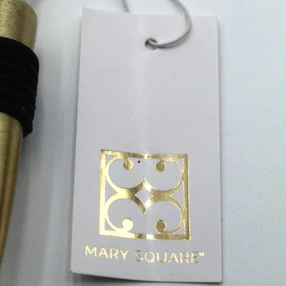 Metal Art Golden Nutcracker Soldier Wine Bottle Stopper Mary Square Item #46954 - Picture 3 of 6